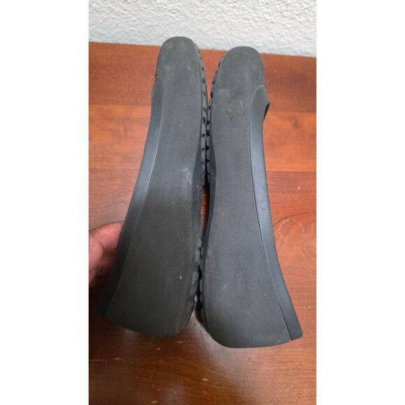 Crocs Black Women's Slip-On Flat Rubber Shoes Size 8 - Picture 6 of 10